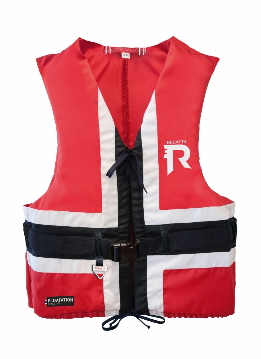 Northstore POP 50N FLYTEVEST RØDT/HVIT/BLÅ