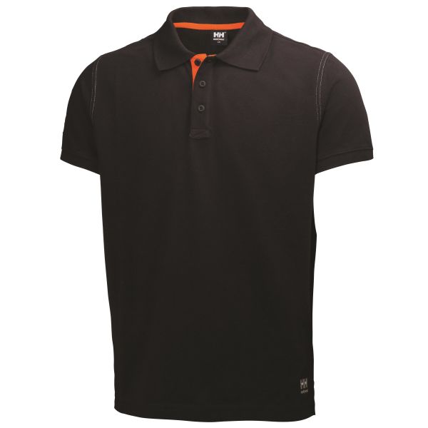 Helly Hansen Workwear Oxford Pikéskjorte svart Str. S
