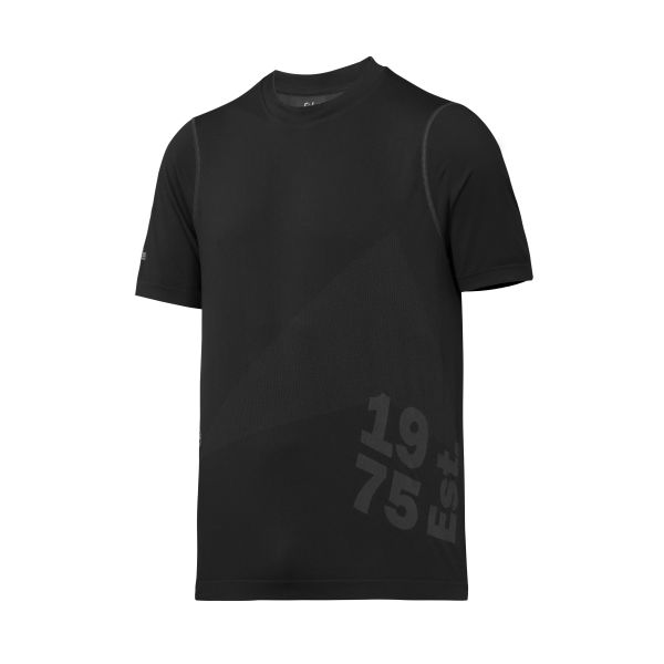 Snickers 2519 FlexiWork T-skjorte svart XL