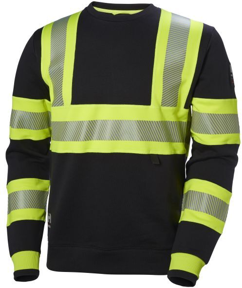 Helly Hansen Workwear ICU Genser varsel, svart/gul Str. L