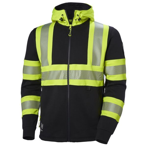 Helly Hansen Workwear ICU Hettegenser varsel, svart/gul Str. S