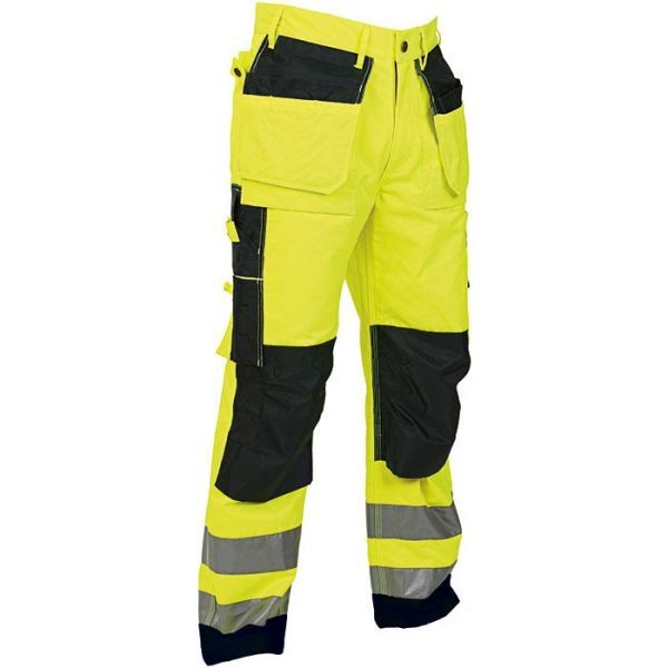 Vidar Workwear V500115C044 Håndverksbukse gul/svart C44