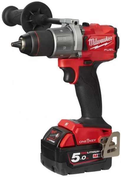 Milwaukee M18 ONEDD2-502X Borskrutrekker med batteri og lader