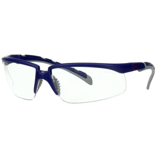3M Solus 2000 Vernebriller Blå/grå brillestang, klar linse
