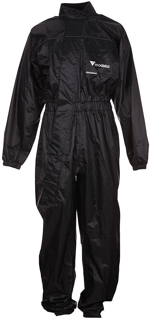 Modeka Black Rain Regn dress 1-fred 4XL Svart