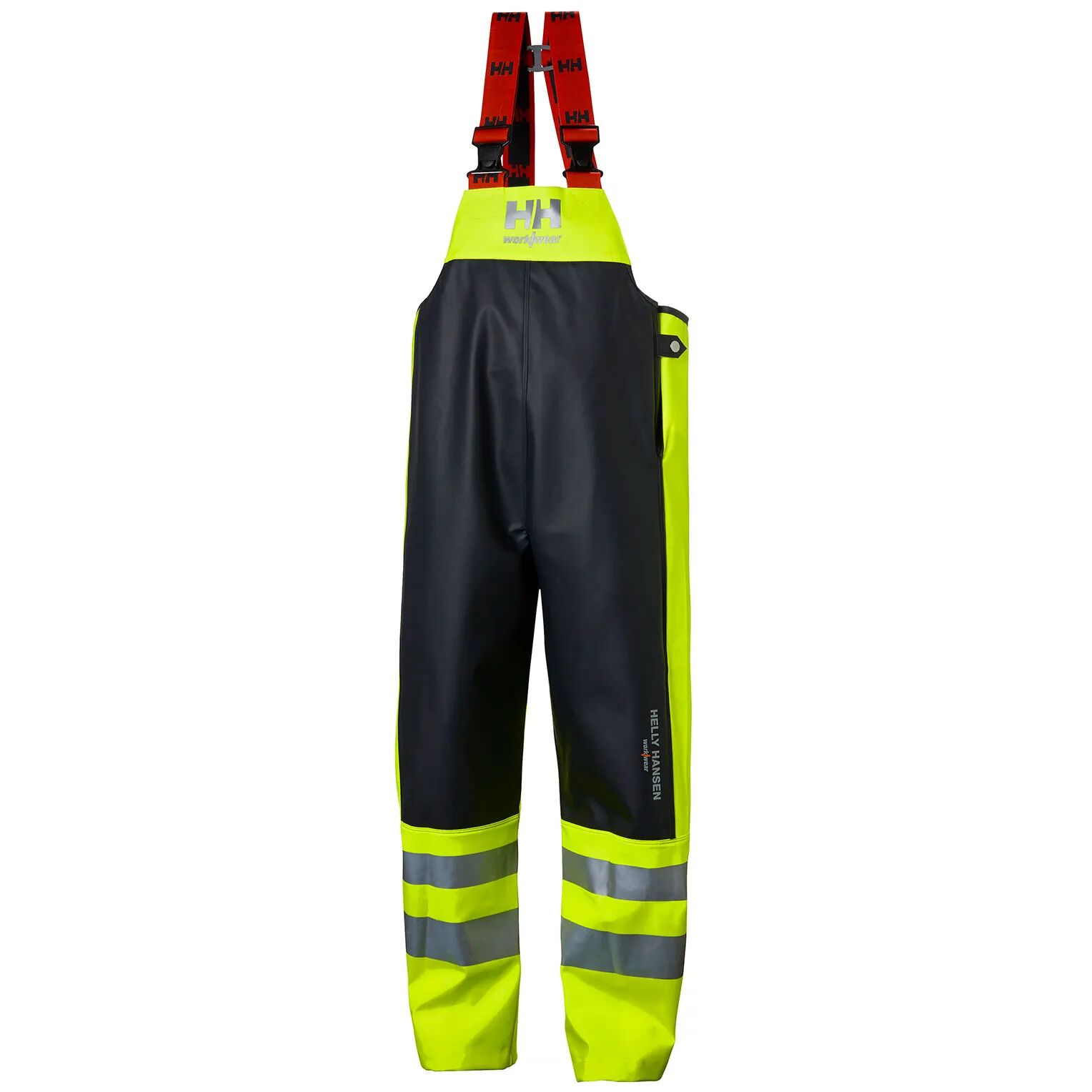 HH Workwear Workwear Helly Hansen Alna Hi Vis Vanntett Regnbukse Med Seler Gull XXXL