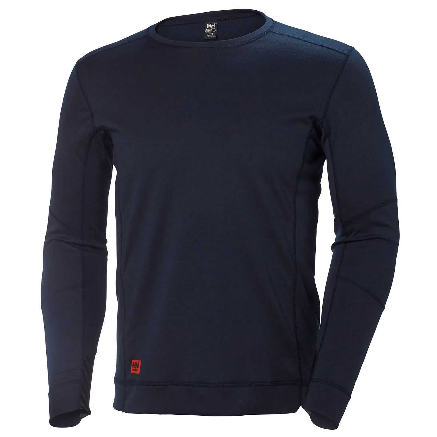 HH Workwear Workwear Helly Hansen Lifa Max Undertrøye Med Rund Hals Marineblå XXXXL