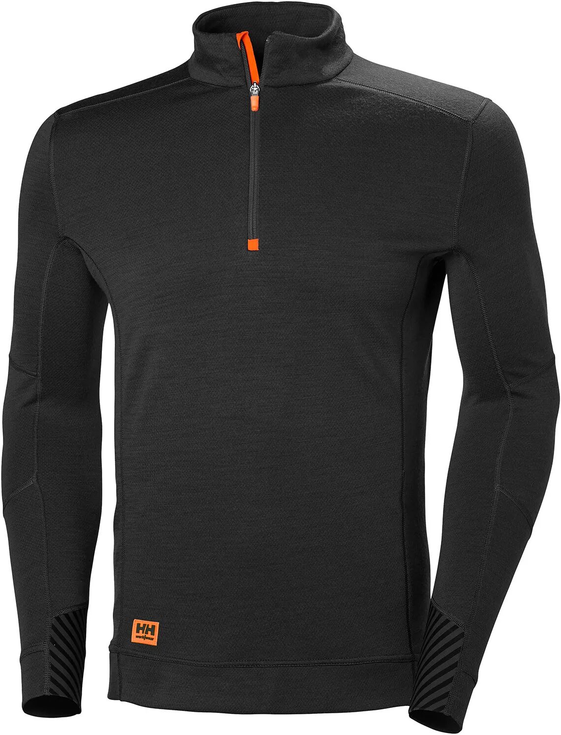 HH Workwear Workwear Helly Hansen Lifa Max Undertrøye Med Halv Glidelås Svart XL