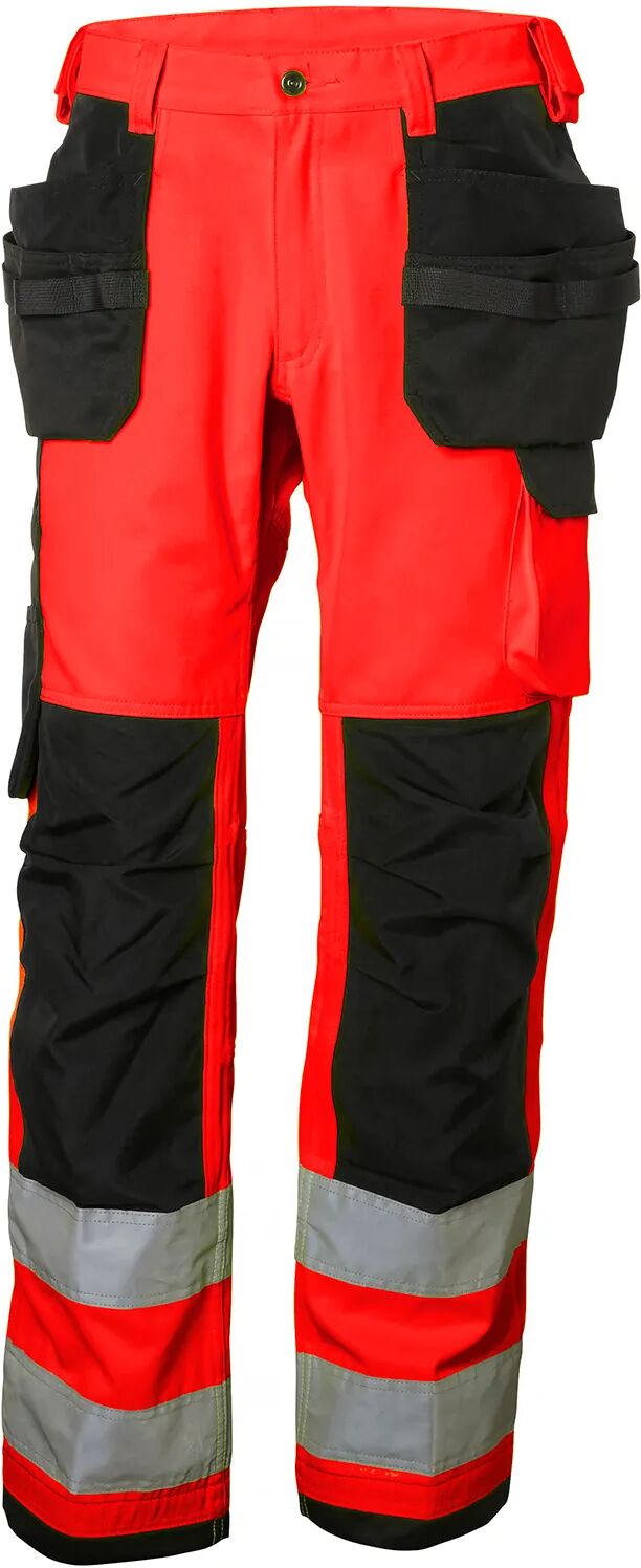 HH Workwear Workwear Helly Hansen Alna Hi Vis Håndverkerbukse Kl 2 Rød C60