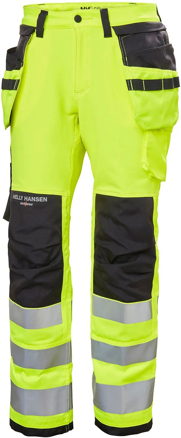 HH Workwear Workwear Helly Hansen Dame Luna Hi Vis Håndverkerbukse Kl 2 Gull C46