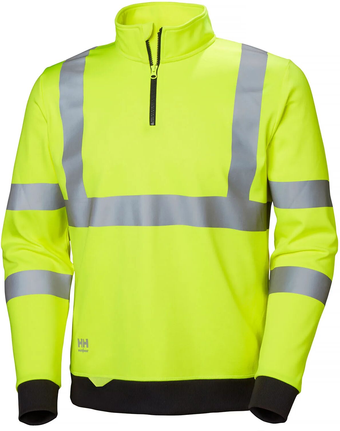 HH Workwear Workwear Helly Hansen Addvis Hi Vis Genser Med Halv Glidelås Gull XXXL