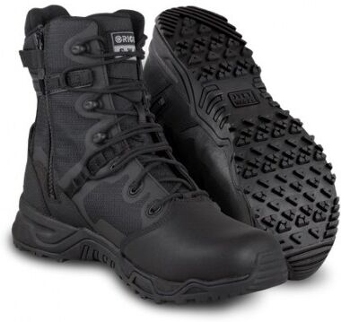 BOTAS SWAT ® Bota SWAT Alpha Fury 8" Polishable Toe Side-Zip - Black