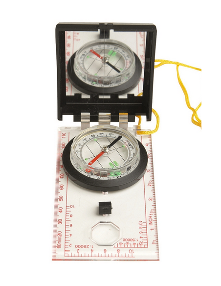MIL-TEC ® BÚSSOLA DE MAPA COM TAMPA