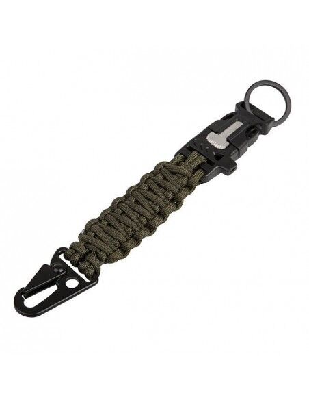 EDCX Gear Chaveiro Paracord Keychain 5in1, Army Green