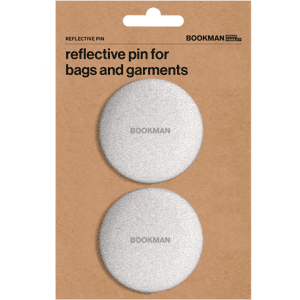 Bookman Urban Visibility Reflective Pins Silver