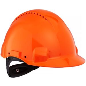 3M Skyddshjälm Uvicator, rattjustering, ventilerad, orange, G3000NUV-OR