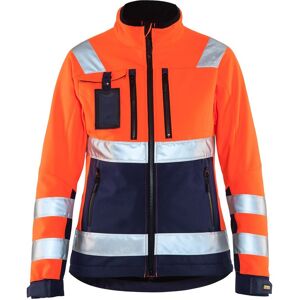 Varseljacka Softshell Tvåfärgad Blåkläder   DamSOrange/Marinblå Orange/Marinblå