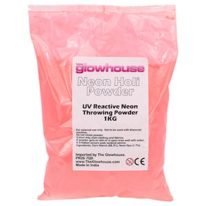 GLOWHOUSE UV Neon Pulver Röd 1 kg
