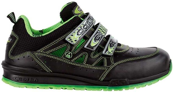 Top Swede Skyddssandal Davenport Lime S1p Esd Src