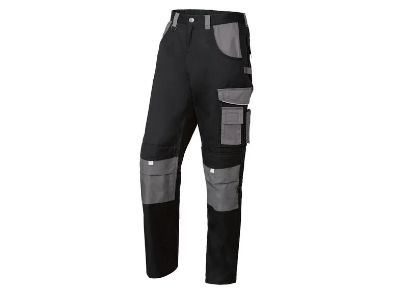PARKSIDE PERFORMANCE Pánske pracovné nohavice (48, čierna/sivá)