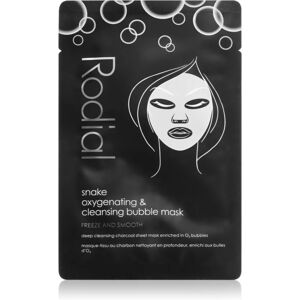 Rodial Snake Oxyganating & cleansing bubble mask cleansing detoxifying activated carbon mask 1 pc