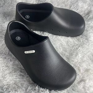 SHEIN Slip-resistant Chef Shoes, Easy To Put On And Take Off, Black Black EUR35,EUR36,EUR37,EUR38,EUR39,EUR40,EUR41,EUR42,EUR43,EUR44,EUR45,EUR46,EUR47
