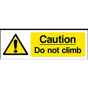 USSP&S 2x Do not climb Sign 150mm x 50mm - Plastic Sign (MISC71)