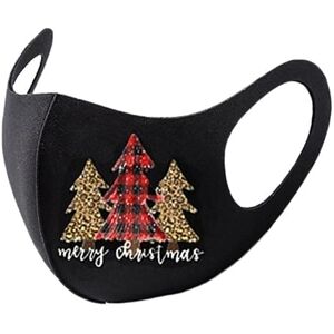 XUZHUWANG Anti Fogging Safety Windproof Christmas Reusable 3d Printed Face Santa Reusable Windproof For Women