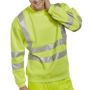 Beeswift BSSEN Hi-Vis Sweatshirt XL  Yellow