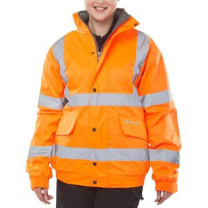 Beeswift CBJFL Waterproof Hi-Vis Fleece Lined Bomber Jacket