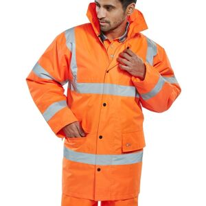 Beeswift CTJENG Constructor Hi-Vis Traffic Jacket L  Orange