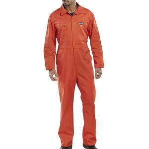 Beeswift PCBSHW Super Click Heavyweight Coverall Size 48  Orange