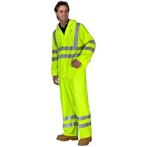 Beeswift PUC471SYL Super B-Dri Saturn Yellow Breathable Coverall XL  Yellow