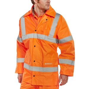 Beeswift TJ8 Hi-Vis Lightweight Parka Jacket 3XL  Orange