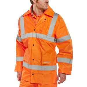 Beeswift TJ8 Hi-Vis Lightweight Parka Jacket 6XL  Orange