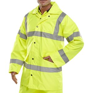 Beeswift TJ8 Hi-Vis Lightweight Parka Jacket 5XL  Yellow