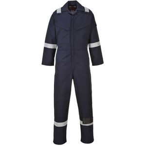 Portwest FR50 Flame Retardant Anti-Static Coverall Tall L  Navy