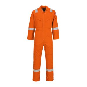 Portwest FR50 Flame Retardant Anti-Static Coverall Tall S  Orange