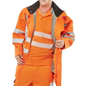 Beeswift Elsener Hi-Vis 7-in-1 Traffic Jacket