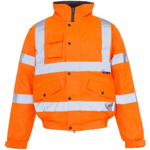 Supertouch 36881 Hi-Vis Standard Storm Bomber Jacket S  Orange