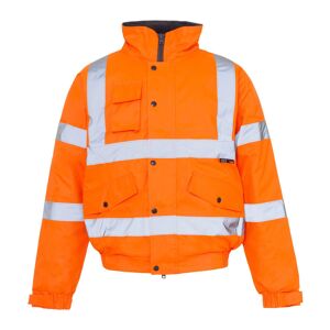 Supertouch 36883 Hi-Vis Standard Storm Bomber Jacket L  Orange