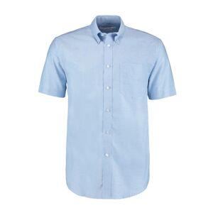 Kustom Kit KK350 Workwear Short Sleeve Oxford Shirt 21  Light Blue