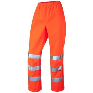 Leo Workwear LL02 Hannaford Women's Hi-Vis Breathable Overtrousers L  Orange