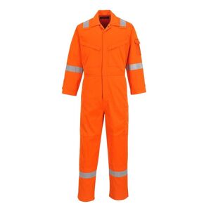 Portwest AF73 Araflame Silver Flame Resistant Antistatic Coverall 44  Orange