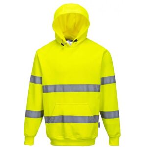 Portwest B304 Hi-Vis Hooded Sweatshirt XXL  Yellow