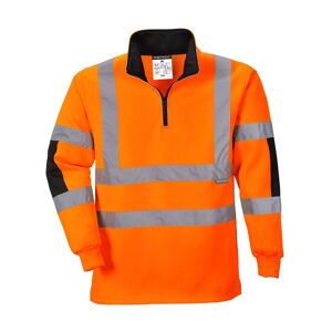 Portwest B308 Xenon Rugby Shirt 3XL  Orange