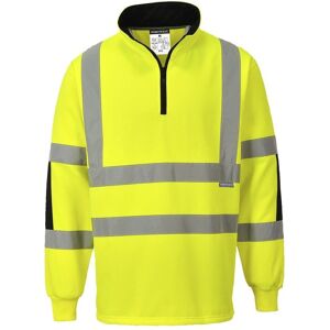 Portwest B308 Xenon Rugby Shirt S  Yellow