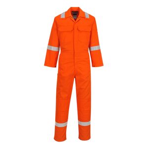 Portwest BIZ5 Bizweld Iona Flame Resistant Hi-Vis Coverall Regular 4XL  Orange