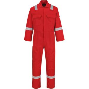 Portwest BIZ5 Bizweld Iona Flame Resistant Hi-Vis Coverall Regular Small  Red