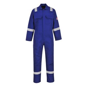 Portwest BIZ5 Bizweld Iona Flame Resistant Hi-Vis Coverall Regular Small  Royal Blue